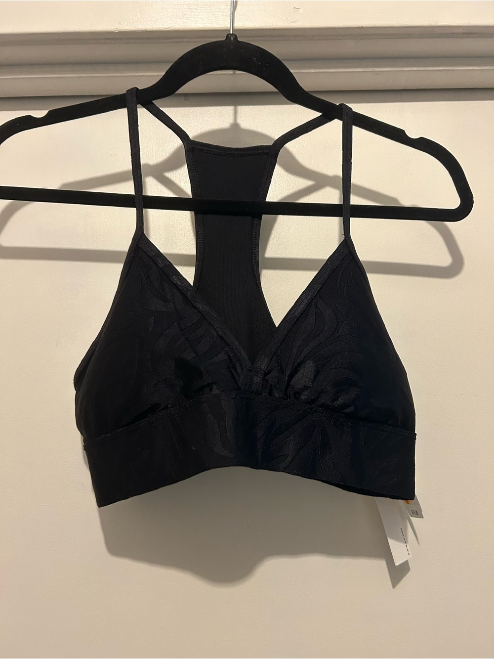 Koral Black Racerback Sports Bralette